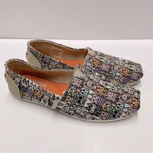 Bobs for Cats Skechers Cat Print Slide On Slip On Memory Foam Shoes Sz 6.5